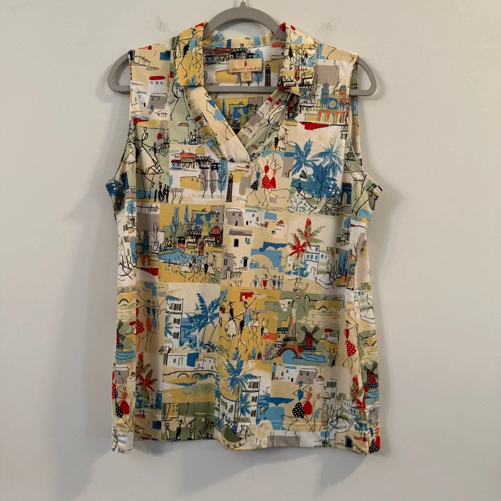 Sport Haley Multicolor Sleeveless Blouse - Picture 1 of 3